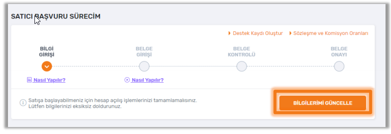 Trendyol'da Mağaza Açma Adımları