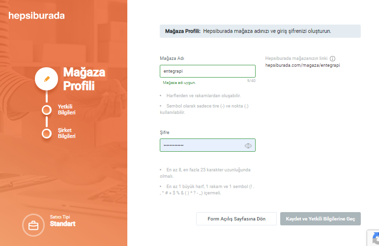 Hepsiburada'da Mağaza Açma Adımları