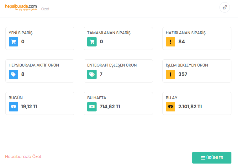 Ürünlerinizi Hepsiburada'ya Gönderme