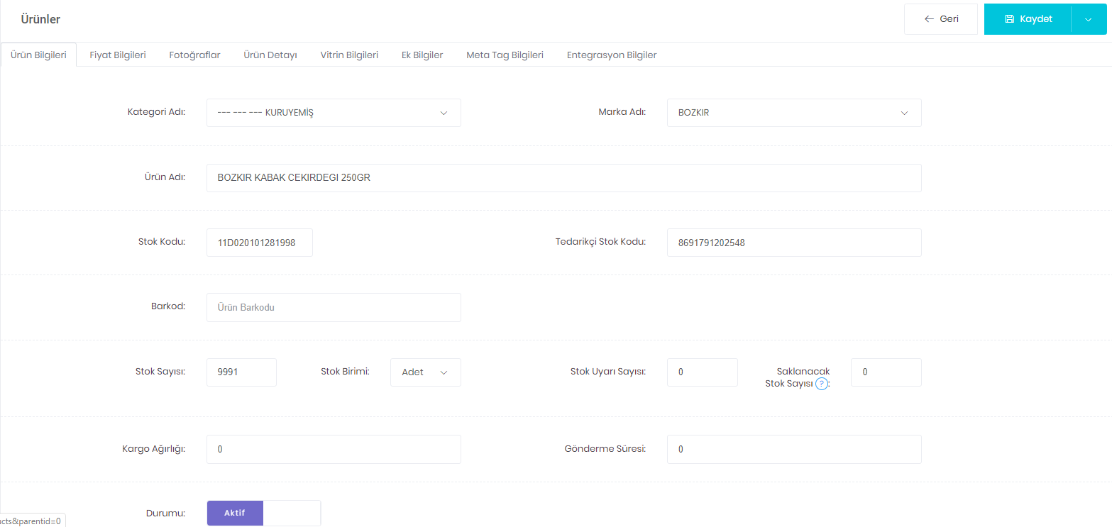 Pobolapi'de Manuel Ürün Nereden Eklenir?