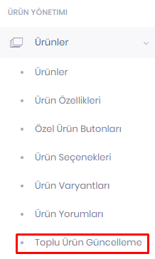 Toplu Olarak Neleri Güncelleyebilirsiniz?